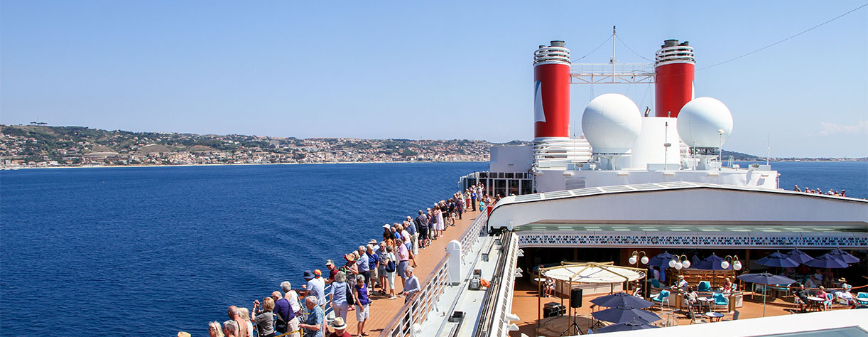 CRUISING BY THE STRAIT OF MESSINA